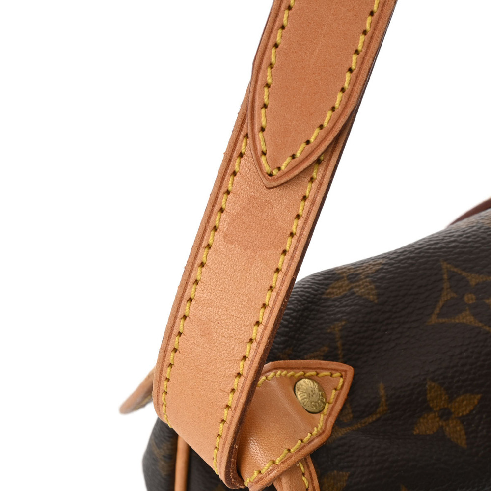 Louis Vuitton Brown Monogram Shoulder Saumur Bag Canvas - Picture 9 of 11
